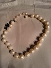 Vtg Trifari Choker Necklace Baroque Faux Pearls/   Orig. TAG — photo 1