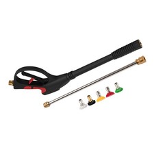 M22 Pressure Washer Gun 4000PSI with Extension Lance  5 Nozzle Tips Cooper ABS