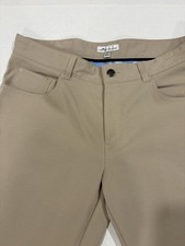 Peter Millar EB66 Performance Golf 5 Pocket Pants Khaki 34-32