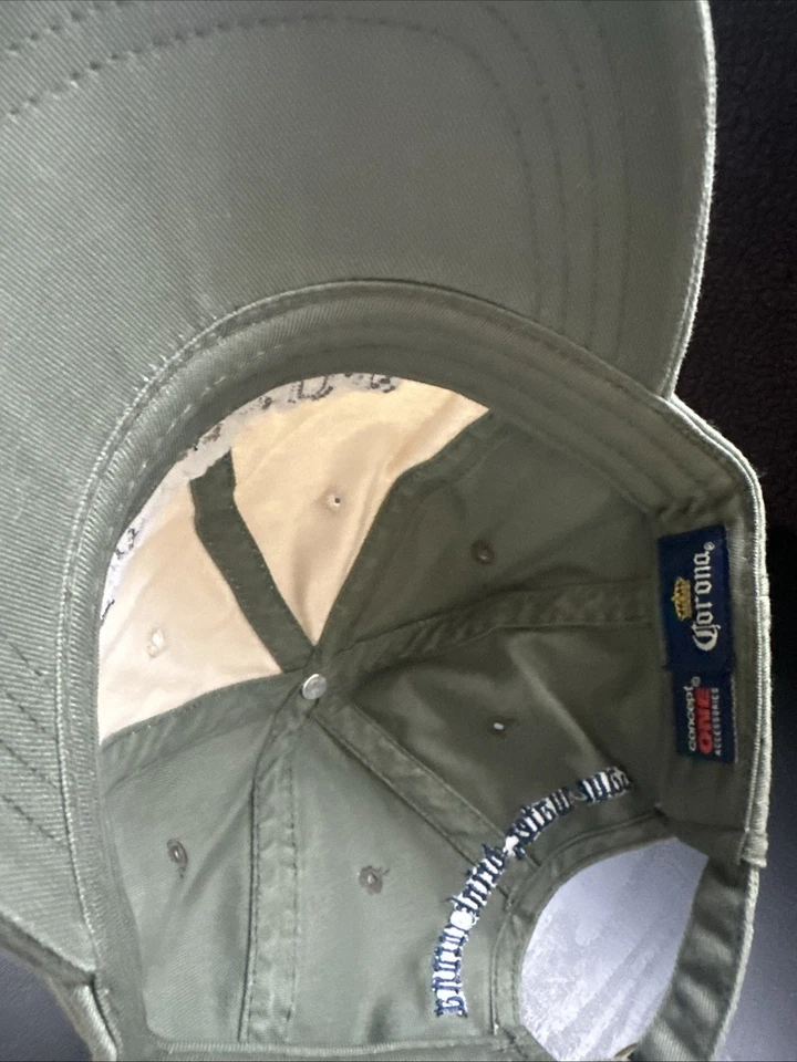 Военная кепка бейсбольная кепка Corona пиво стрельба из лука зеленый логотип вышивка состаренная - Изображение 2 из 3