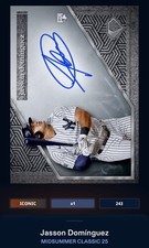 25 Topps Bunt DIGITAL Midsummer Diamond Icons ICONIC Jasson Dominguez