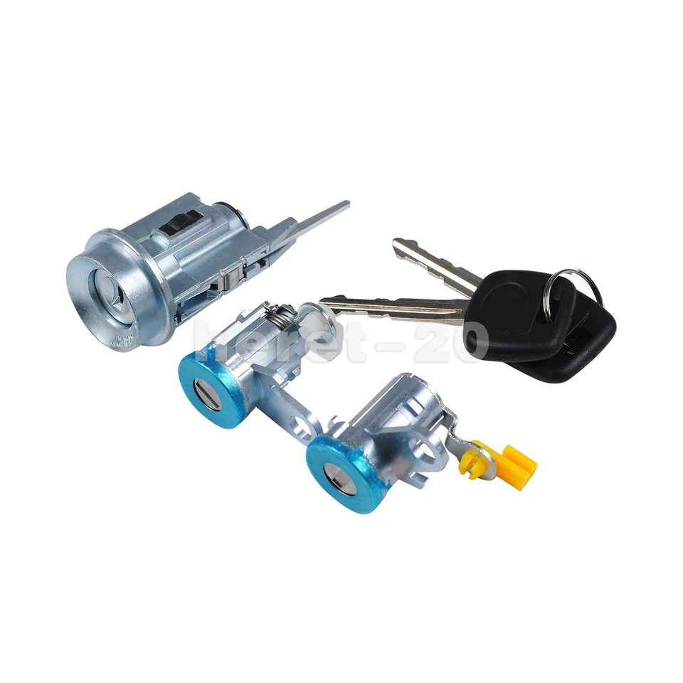 Ignition Switch Lock Key and Front Door Lock Cylinder Set For Toyota Tacoma95-04 Foto 4 de 4