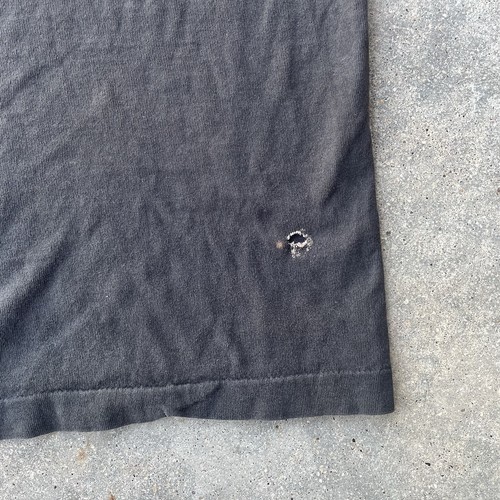 Vtg Mammoth Hog Biker Easyrider Harley 3D Emblem Tshirt Single Stitch Distressed - Picture 11 of 13