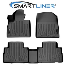 SMARTLINER Custom Fit 2 Row Floor Mats Liner Set for 2020-2025 Hyundai Palisade