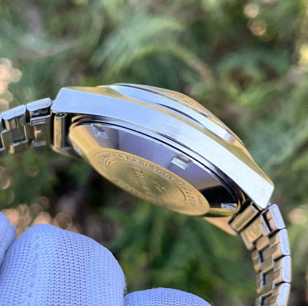 Vintage Seiko Elnix SG Electronic Gradient Green Sunburst Vintage Seiko Elnix SG Electronic Gradient Green Sunburst