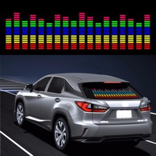 Colorful Car Music Rhythm Led Flash Light Sticker Sound Activated Equalizer Lamp