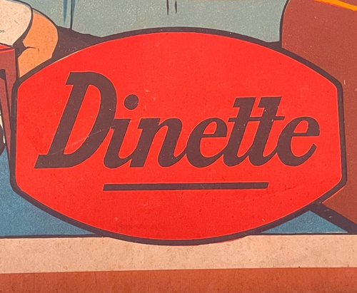 JOUET ANCIEN - COFFRET DINETTE EN BOIS PEINT - ERIA MADE IN FRANCE 1940/50 - Photo 24/24