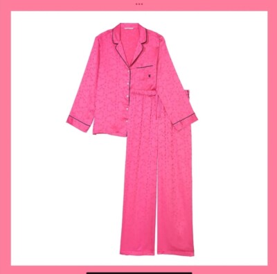 Pyjama Ensemble Boutonnée Victoria's Secret Avec Poche - Neuf Avec étiquette (NWT)