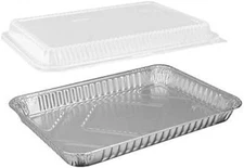17.5X 12.87 X 1.25 inches Cookie Sheet Baking Pans Aluminum Trays with Dome Lids