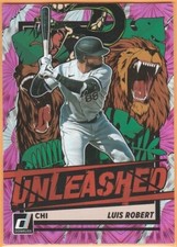 LUIS ROBERT 2021 DONRUSS UNLEASHED PINK FIREWORKS