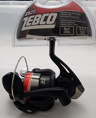 ZEBCO ZS20 5.3:1 SPINNING REEL CLAM PACK ZS4960 21-37026