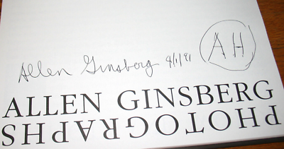 SIGNED Allen Ginsberg Photographs Gravure Jack Kerouac William