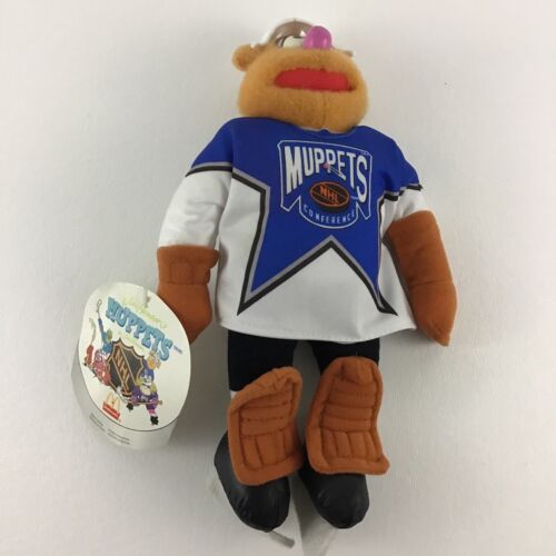 Henson Muppets Fozzie Bear NHL Hockey Plush Stuffed McDonald's Vintage with TAGS