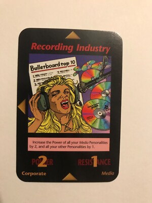 RECORDING INDUSTRY : Illuminati INWO CCG Group card, One With All