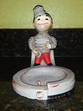 "Kid Reliance" Vintage Advertising Figure Ashtray, Eaton MFG, Incredibly Rare