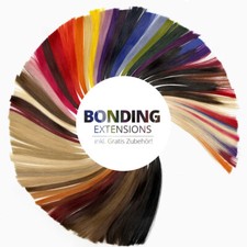 Keratin Bonding Hair Extensions 100% Remy Echthaar Strähnen Haarverlängerung