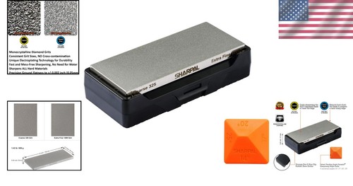 Heavy-Duty Diamond Sharpening Stone | Coarse 325 & Extra Fine 1200 Grit Features - Picture 2 of 9
