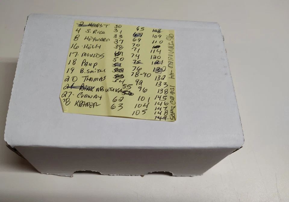 1996 Pacific Invincible Football Near Complete Set Lot 106 No Dupes - Image 2 of 2