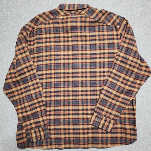 Pendleton Fremont camicia flanella uomo XXL a quadri doppio spazzolato con bottoni nuova con etichetta - Foto 13 di 13