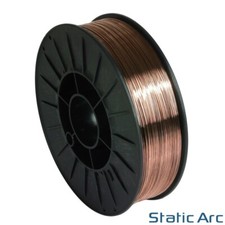 Image of MILD STEEL MIG WELDING WIRE REEL A18 ER70S-6 SPOOL ROLL SOLID CORE 1.0mm 5kg