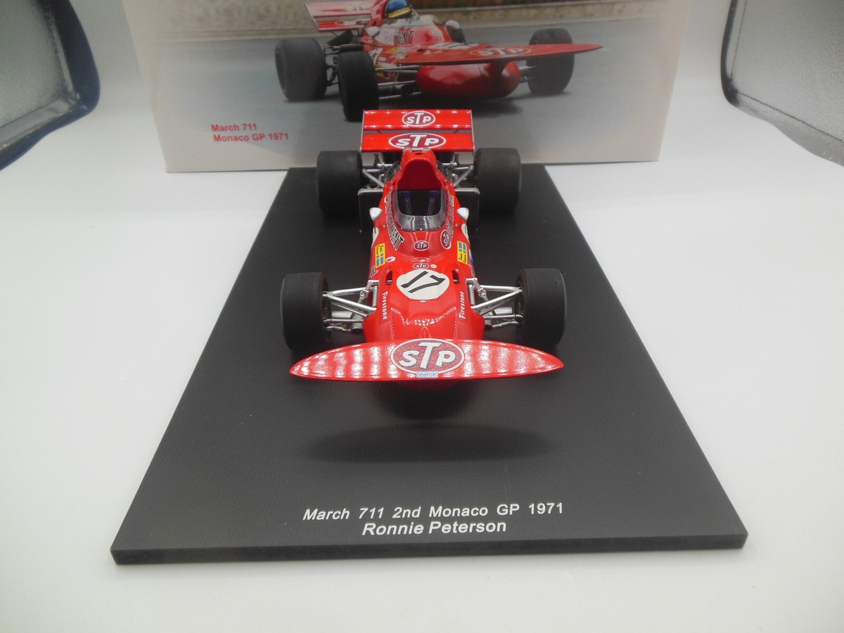 Spark Minimax 18S113 1971 March 711 no. 17 Monaco GP Ronnie