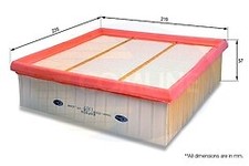 Filtro aria per Infiniti Q30 15->, QX30 16->, MERCEDES-BENZ Classe A 12->18, B