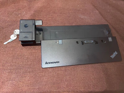 Lot De 5 Lenovo THINKPAD Pro Dock Station Type 40A1 Avec Boutons W/Adaptateur - Photo 1/4