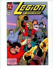 Legion of Super-Heroes #46 Comic Book 1993 VF-  Stuart Immonen DC Jo
