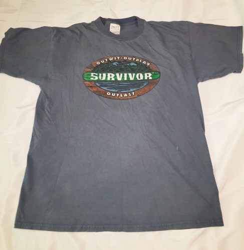 Men's Vintage SURVIVOR OUTPLAY OUTWIT 