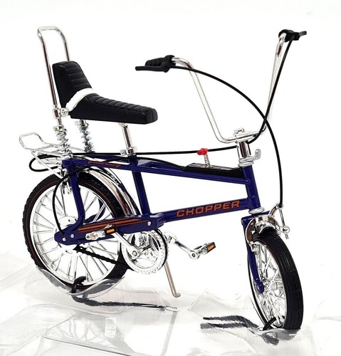 Toyway 1/12 - Chopper MK2 Model Bicycle Purple Retro 70's Bike The Hot One - Picture 7 of 8