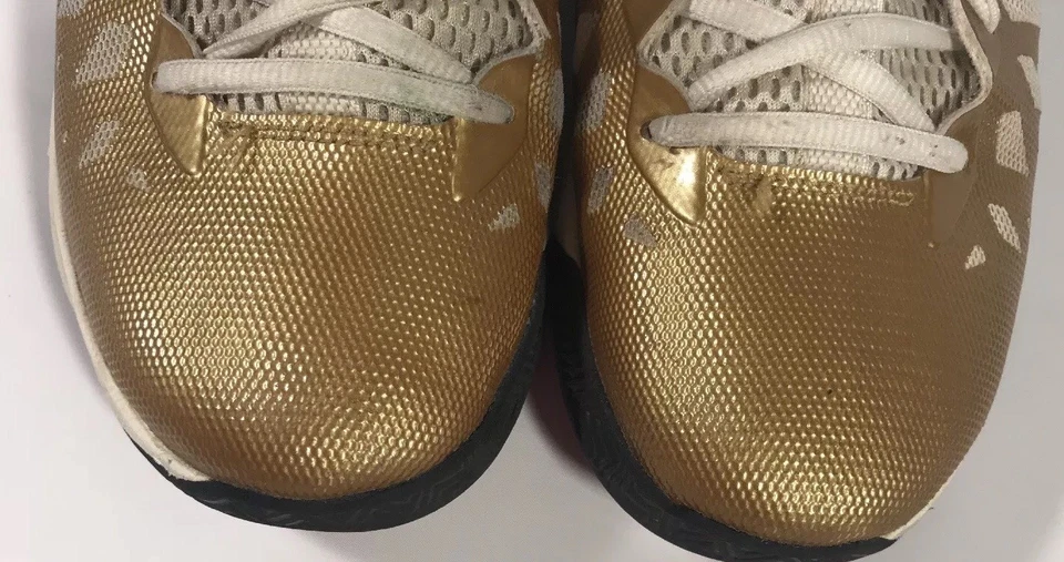 Nike Air Jordan CP3.VI TALLA 9 Metálico Dorado Nitro Chris Paul 535807-705 ¡RARO! D11 Foto 3 de 4