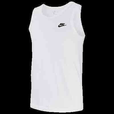 ★ Nike★ Sportswear Tank M Black White BQ1261010 BQ1261-01 Nike Sportswear Mens Tank Top -M, L, XXL- Sleeveless Tee