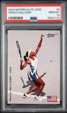 ⭐️ VENUS WILLIAMS 2003 NETPRO ELITE #6 PSA 10 GEM MINT RC LOW POP SP 🔥/2000