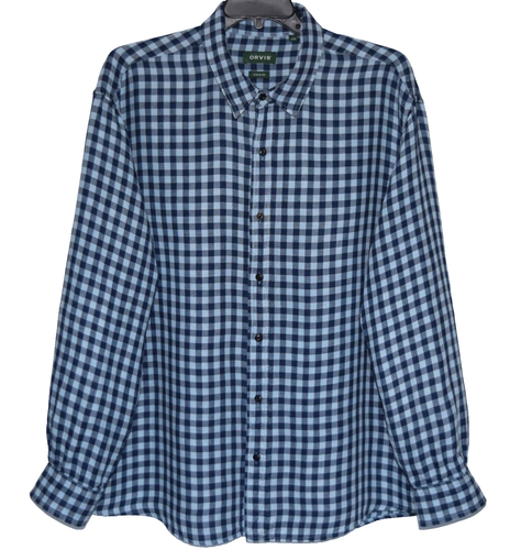 2 Stück ORVIS Active/Classic Fit Karos Langarmhemden Größe XXL - Bild 12 von 18