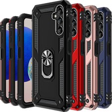 Anti-Scratch Rugged Plain Kickstand Phone Case For Samsung Galaxy A54 A13 5G