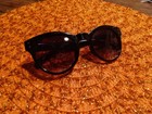 Retro Vintage Type 60s Black Sunglasses Hippy Mod