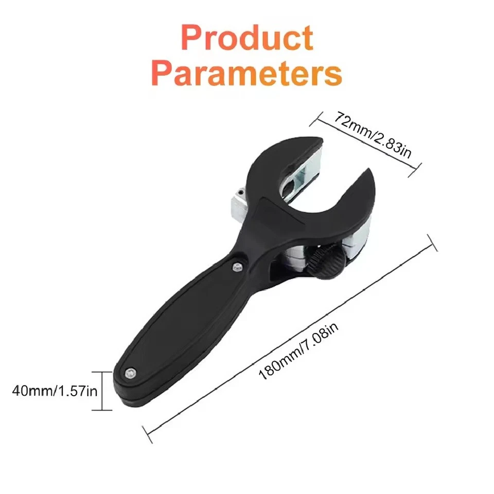 Herramienta cortadora de tubos de trinquete tubo de cobre tubo de trinquete, cortador de tubos 8-29 mm Foto 2 de 4