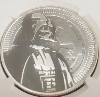2017 Niue Darth Vader ⭐1 Oz. NGC MS 69 $2 Star Wars Trading Coin