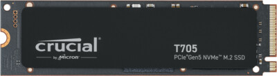 Crucial T705 2TB SSD PCIe Gen5 NVMe M.2 Interne SSD (CT2000T705SSD3)
