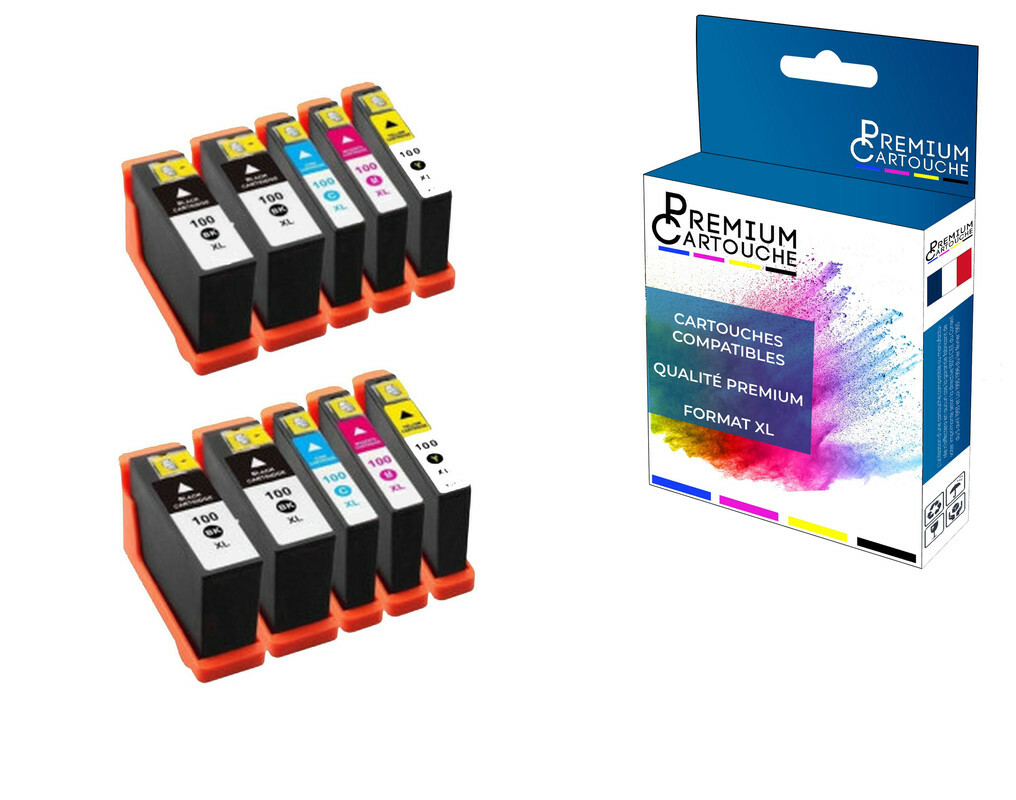 Cartouche Lexmark 105XL pack de 10 recharges encre compatible imprimante jet d encre