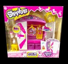 New Shopkin Fashion Spree Style Me Wardrobe Fashion Playset 2 Exclusive  4 Mini