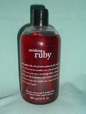 Philosophy Ravishing Ruby 16 oz. Shower Gel  Bubble Bath Compromised Seal