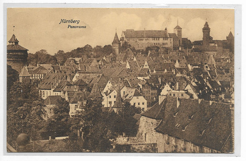NÜRNBERG 1909 alte reiste Postkarte - Old sent postcard - C40