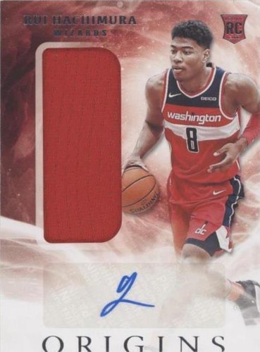 2019-20 Contenders Optic Rui Hachimura #123 Gold Rookie Ticket