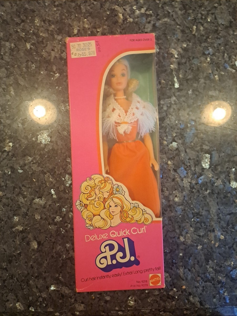 Super RARE 9218-19 DELUXE QUICK CURL PJ DOLL-BRAND NEW