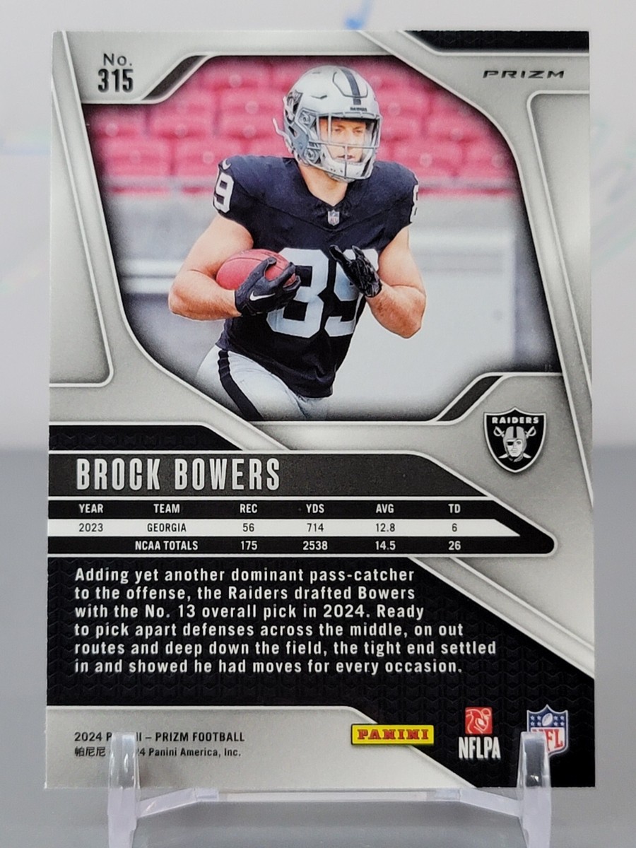 ボッコム レロレロ　BOCCOM  レア 2024 Panini Prizm Football Brock Bowers Orange Disco (RC) #315 Las