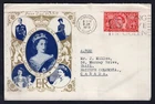GB 1953 Coronation FDC Cover to Canada