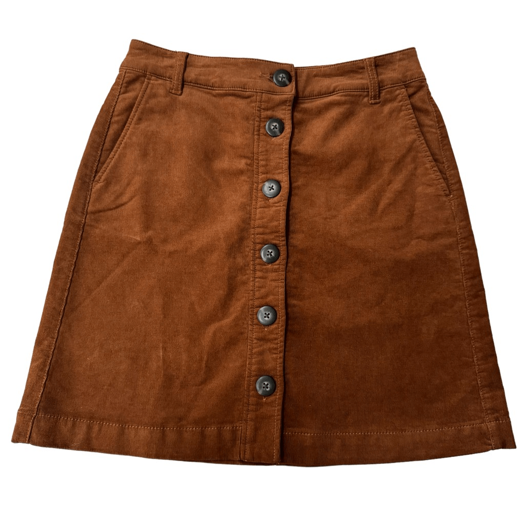 CAbi University Skirt Corduroy Brown cotton blend size 4 | eBay