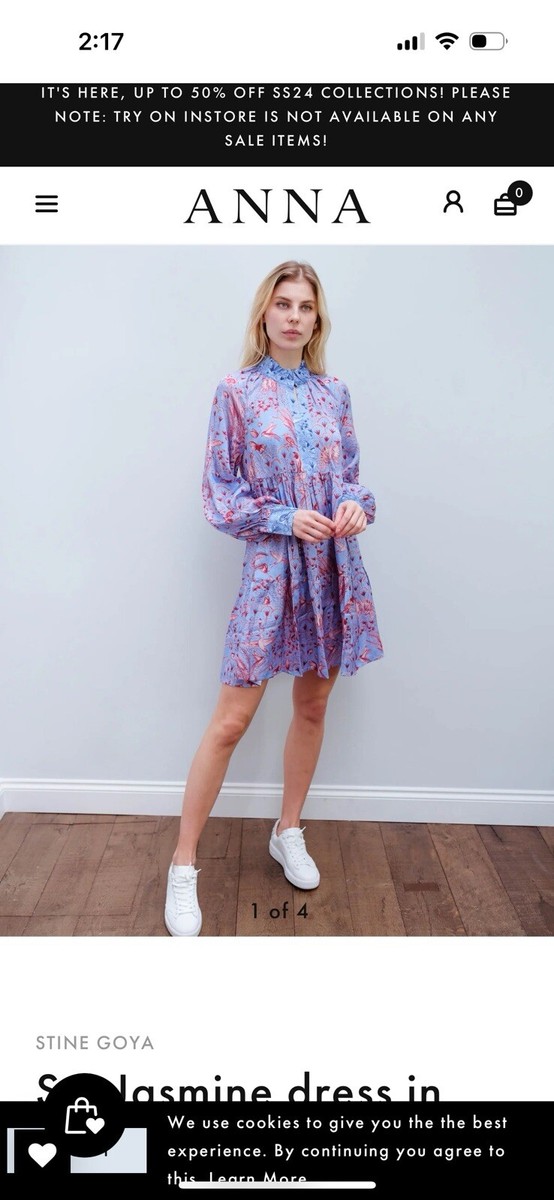 stine goya pink jasmine dress Pink + Flowy