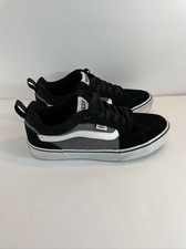 VANS OLD SKOOL MEN'S BLACK Suede / PEWTER US Mens 8 Low Nice